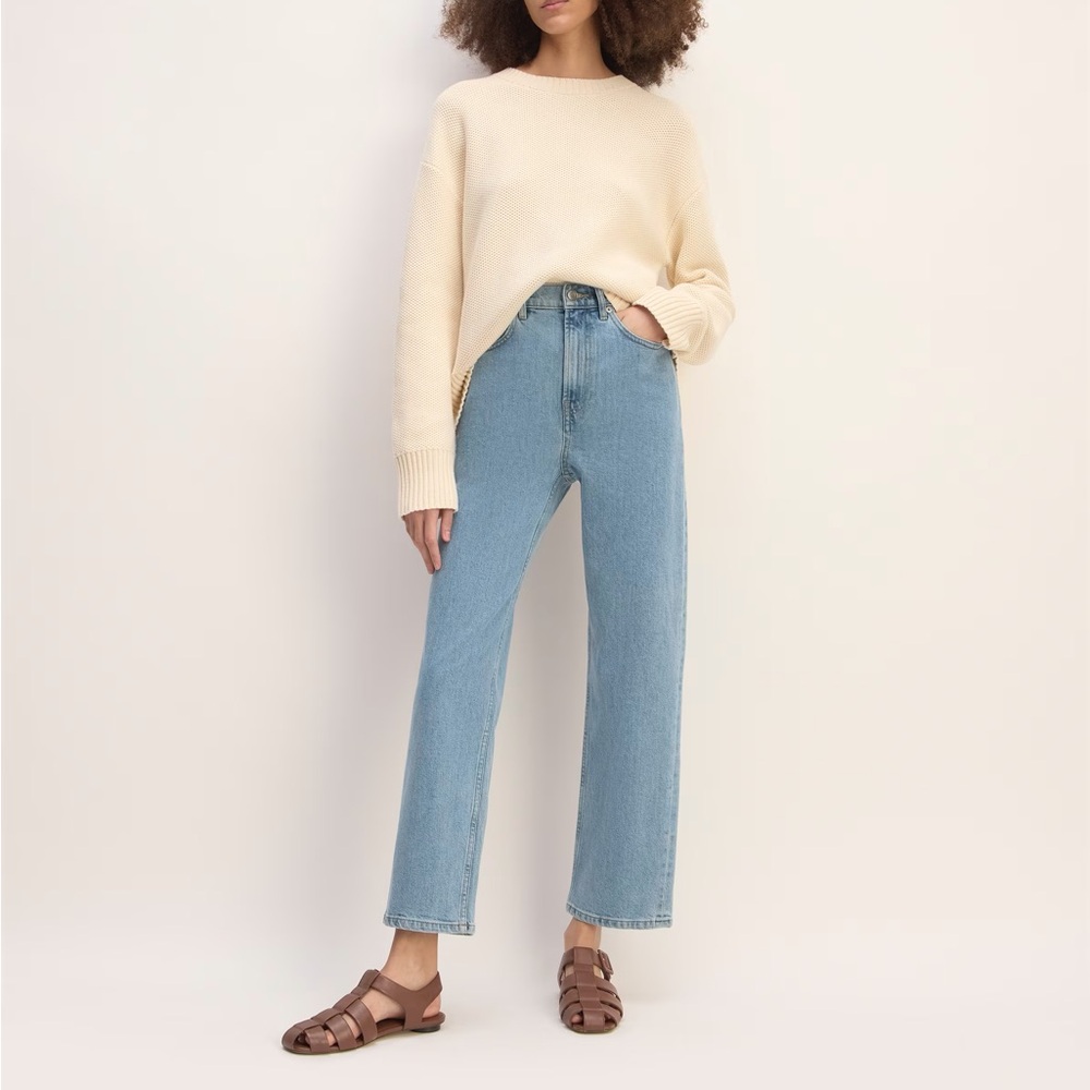 Everlane Light Blue Straight Leg Jeans
